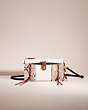 COACH®,UPCRAFTED NOA POP-UP MESSENGER IN COLORBLOCK,Polished Pebble Leather,Brass/Chalk Multi,Front View