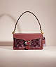 COACH®,UPCRAFTED TABBY SHOULDER BAG 26,Polished Pebble Leather,Cozy Up,Brass/Wine,Front View