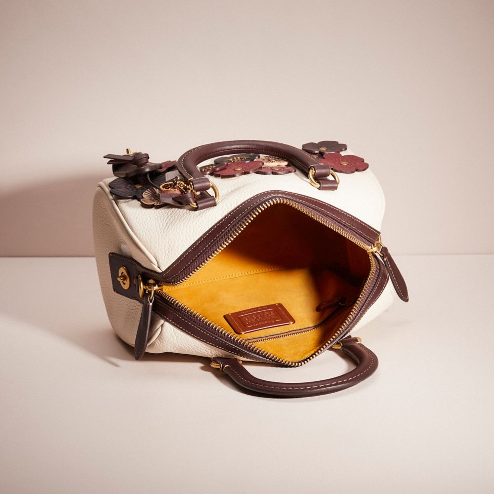 COACH®,Upcrafted Ruby Satchel 25 In Colorblock,,Inside View,Top View