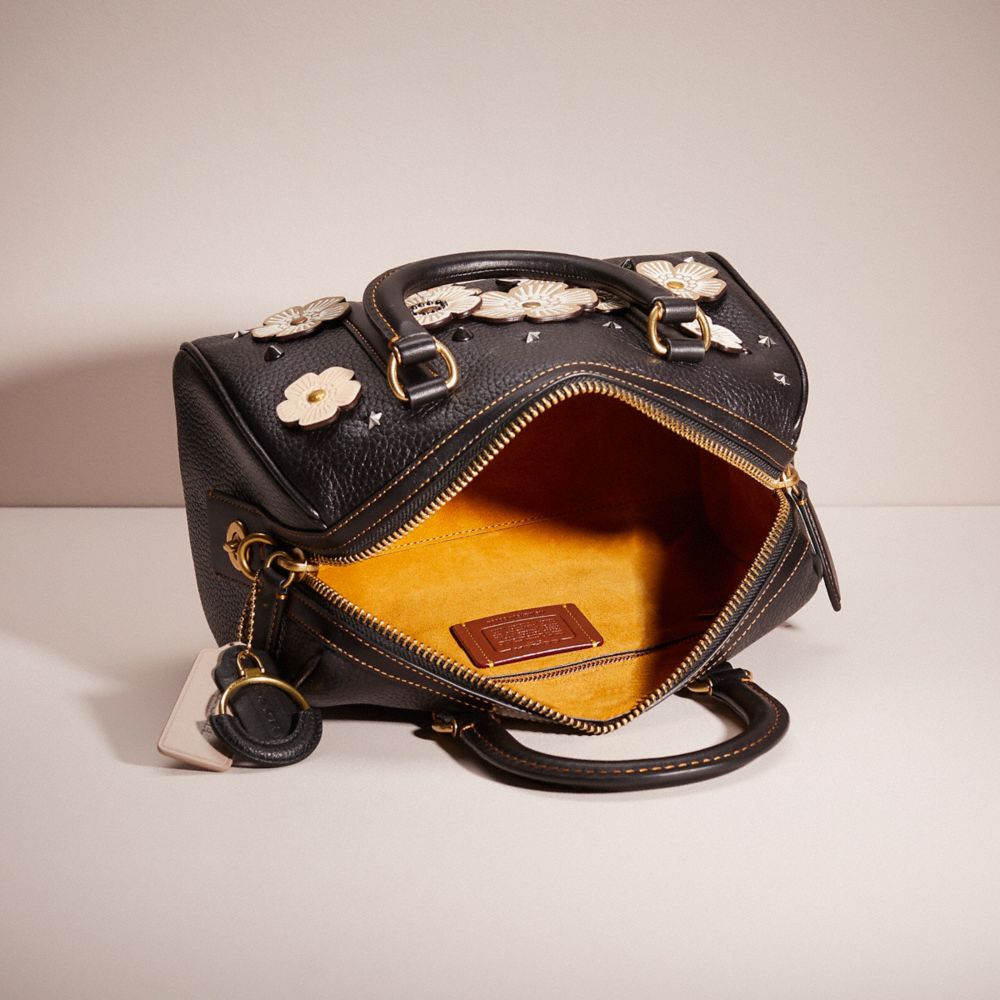 COACH®,Upcrafted Ruby Satchel 25,,Inside View,Top View