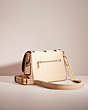 COACH®,UPCRAFTED SOFT TABBY SHOULDER BAG,Leather,Cozy Up,Brass/Ivory,Angle View