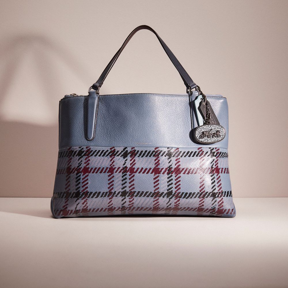 COACH®,Upcrafted The Borough Bag In Pebbled Leather,,Front View