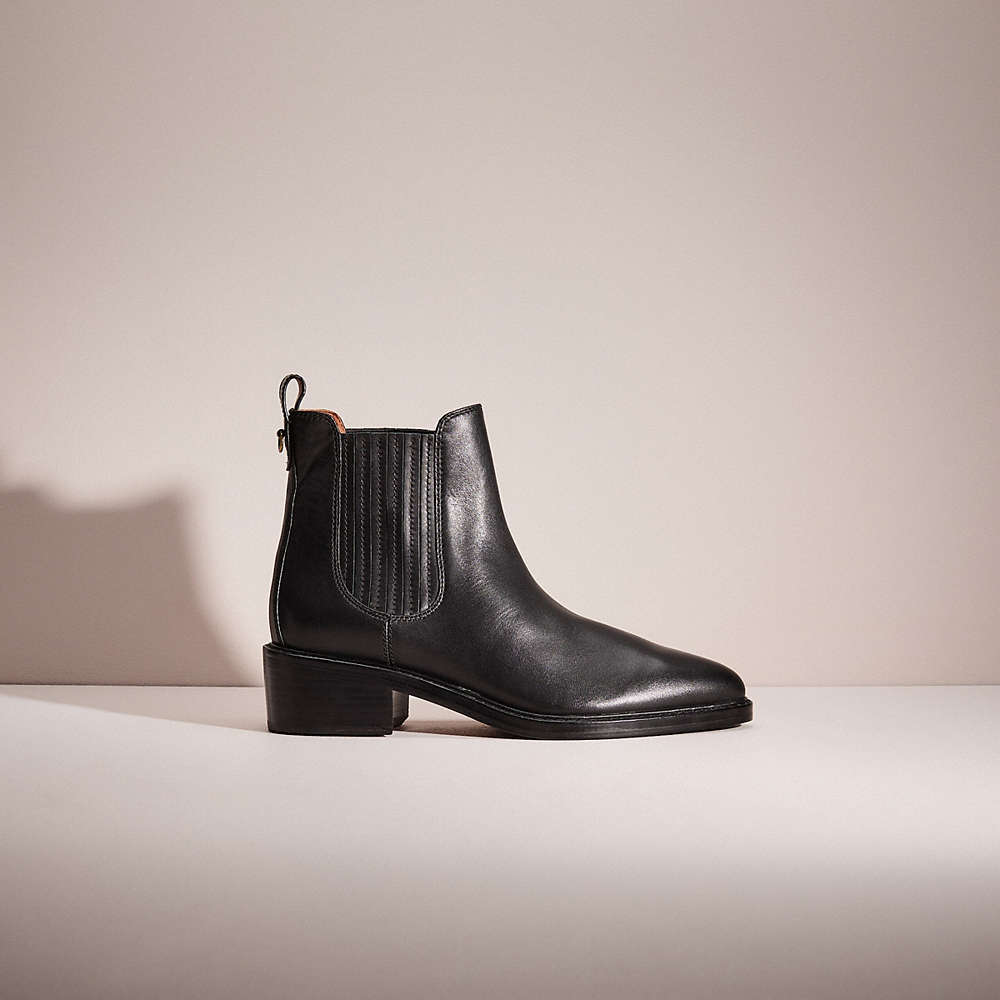 Coach Restored Bowery Chelsea Bootie In Black