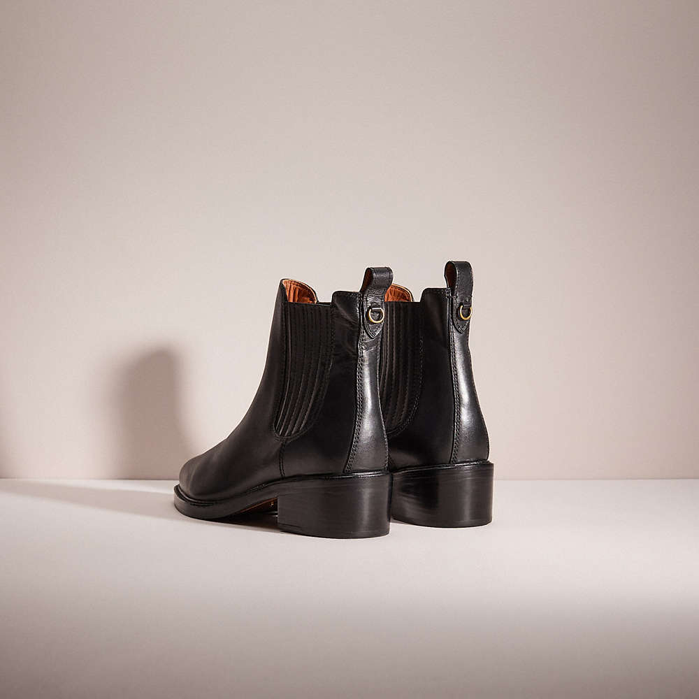 Shop Coach Restored Bowery Chelsea Bootie In Black