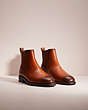 COACH®,RESTORED CHELSEA BOOT,Leather,Burnished Saddle,Angle View