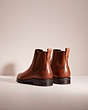 COACH®,RESTORED CHELSEA BOOT,Leather,Burnished Saddle,Back View