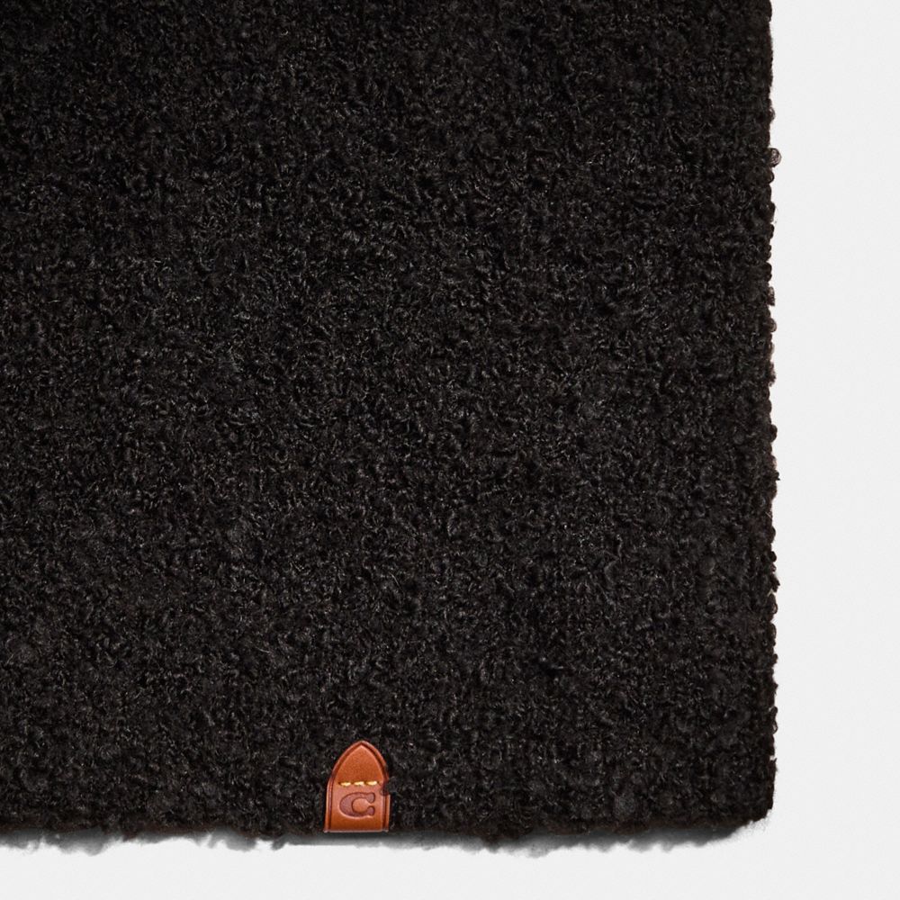 COACH RESTORED FLEECE TEXTURED SNOOD 