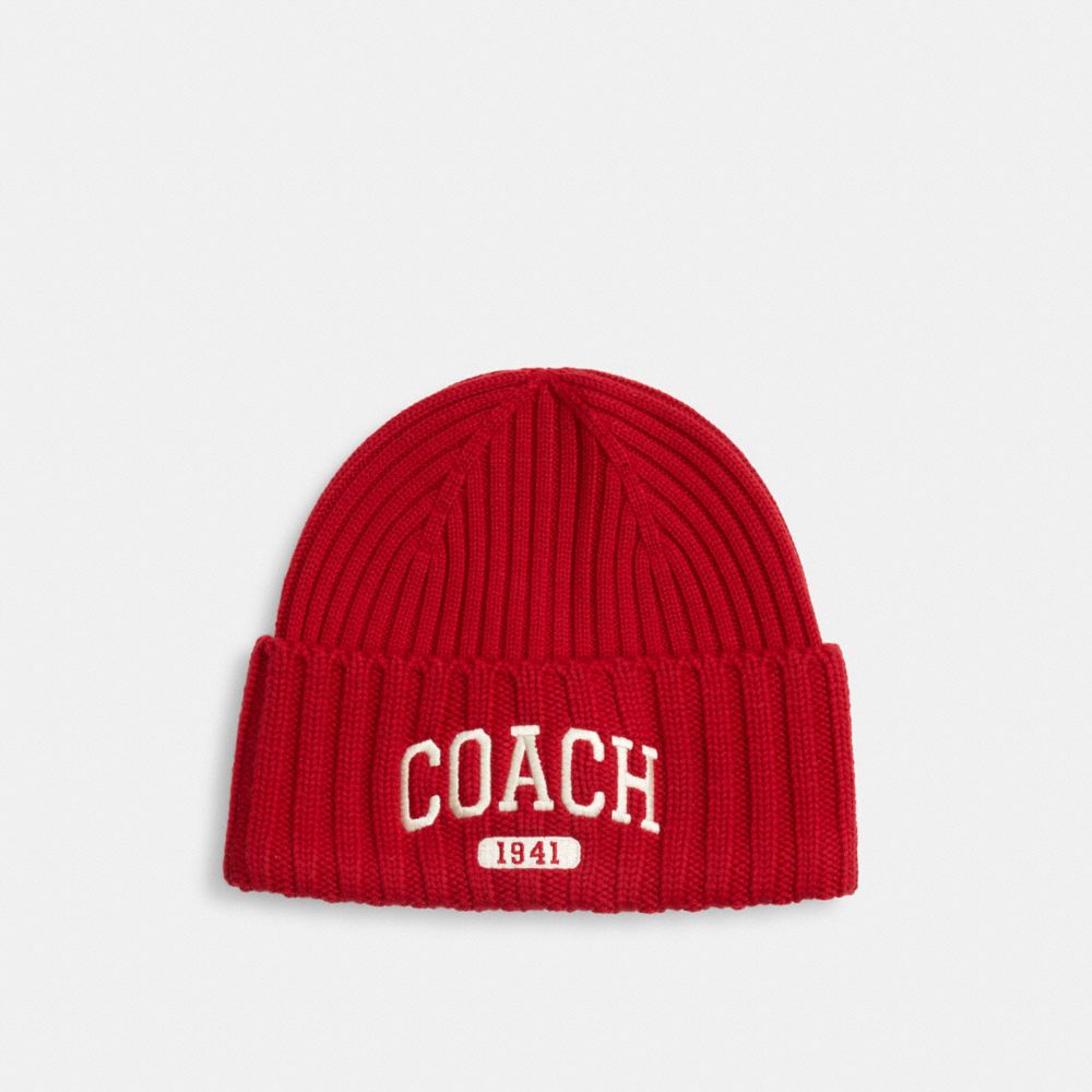 COACH® Outlet | Coach 1941 Embroidered Knit Beanie