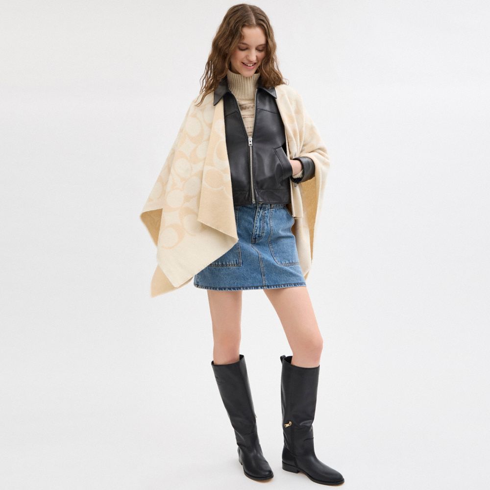 COACH®,シグネチャー ケープ,ジャケット&コート,ﾁｮｰｸ