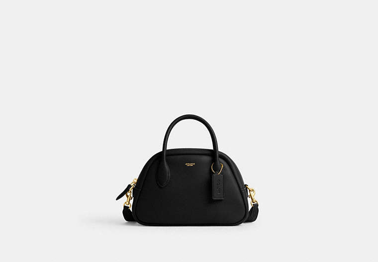 COACH®,BOROUGH BOWLING BAG,Medium,Brass/Black,Front View