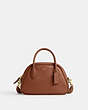 COACH®,BOROUGH BOWLING BAG,Glovetanned Leather,Medium,Brass/1941 Saddle,Front View