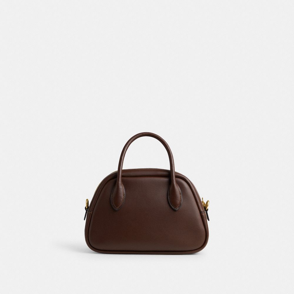 COACH®,Borough Bowling Bag,Leather,Bowler Bag,Embossed,Logo,Day Party,,Back View