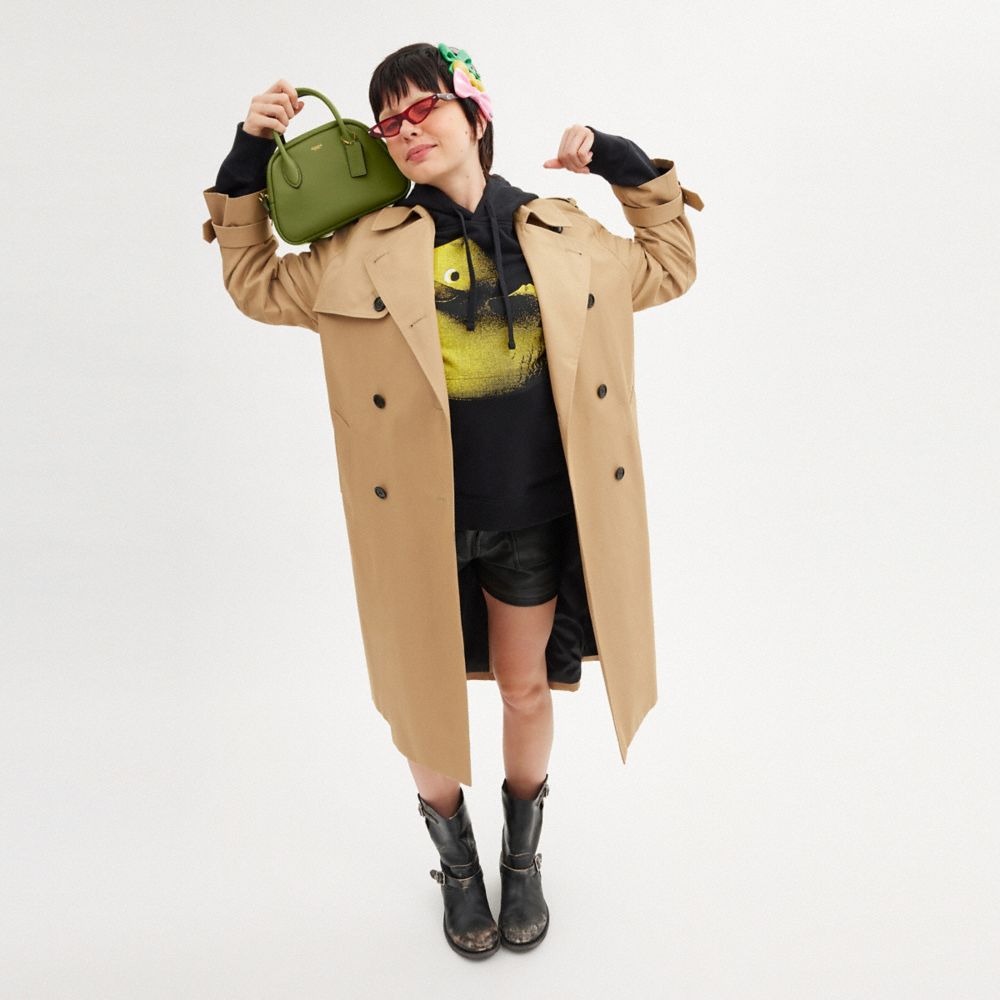 COACH®,SAC DE BOWLING BOROUGH,Cuir tanné à gant,B4/Lime sombre,Detail View