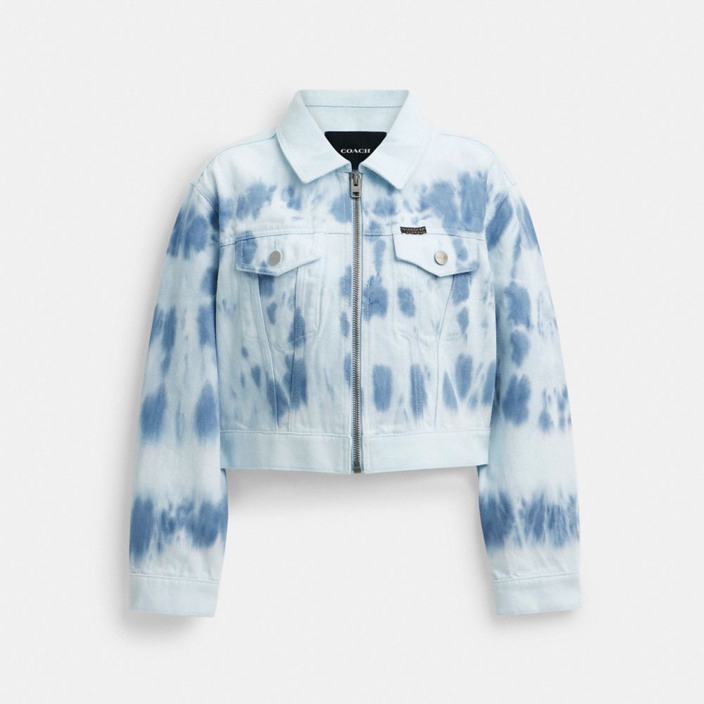 COACH®: Acid Wash Denim Jacket