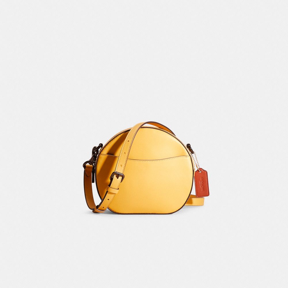 Coach mustard yellow online crossbody