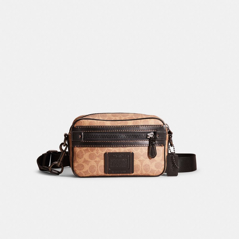 Coach academy crossbody in best sale signature canvas