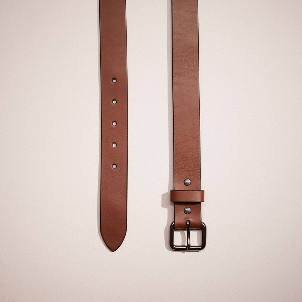 COACH®,Restored Harness Buckle Belt, 32 Mm,,Closer View