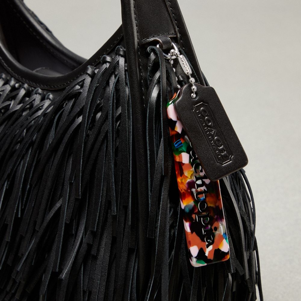 COACH®,Ergo Bag With Fringe In Upcrafted Leather,,Group View