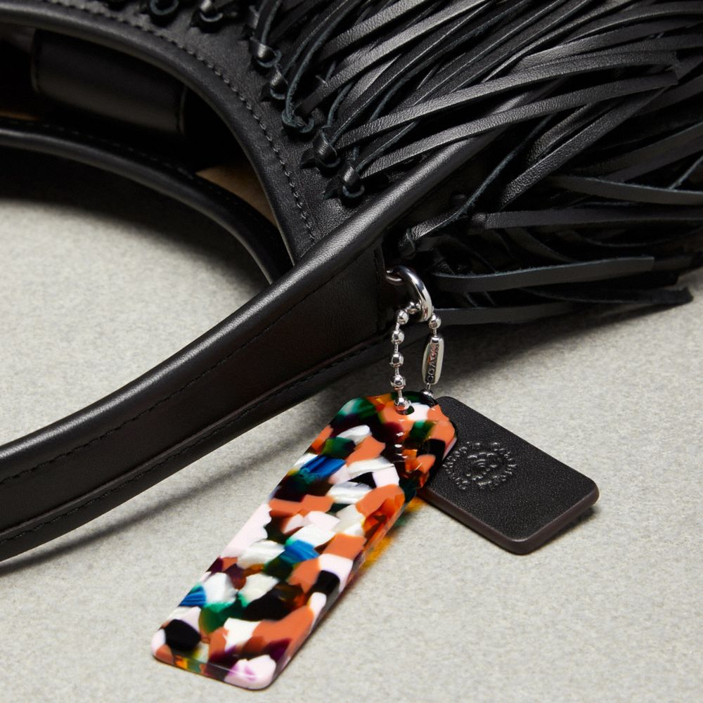 COACH®,Ergo Bag With Fringe In Upcrafted Leather,