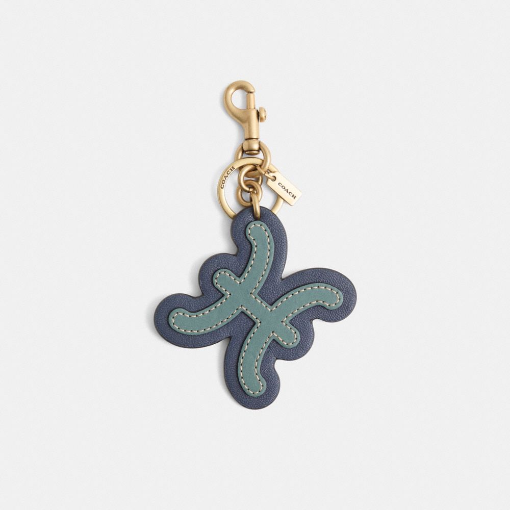 COACH®,Remade Pisces Zodiac Bag Charm,,Front View