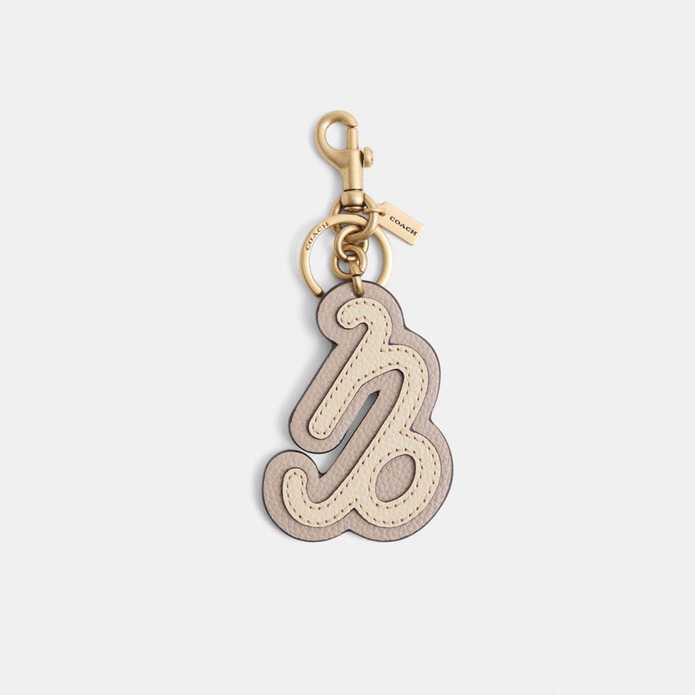 COACH®,Remade Capricorn Zodiac Bag Charm,,Front View