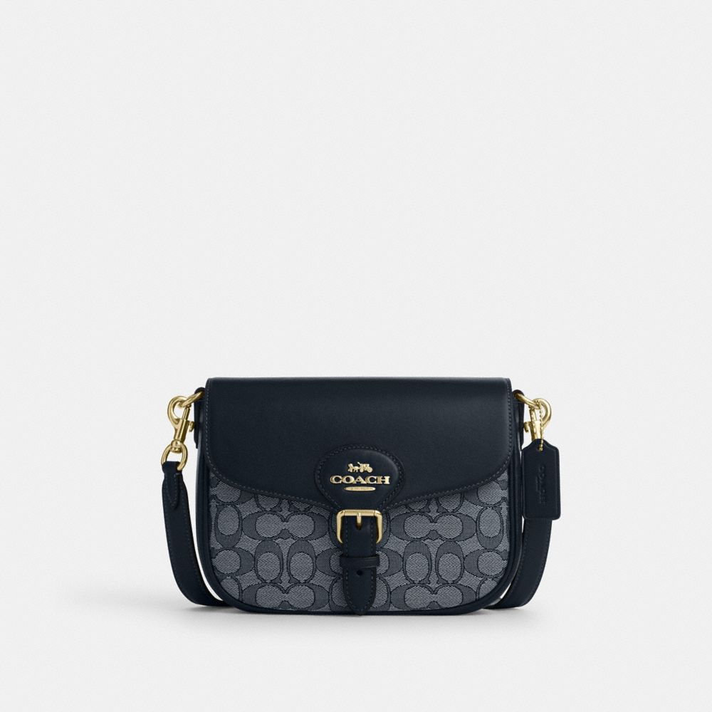 COACH Outlet Amelia Saddle Bag In Signature Jacquard