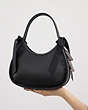 COACH®,Ergo Bag with Bows,Coachtopia Leather,Small,Black,Detail View
