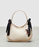 COACH®,Ergo Bag with Bows,Coachtopia Leather,Small,Cloud,Front View