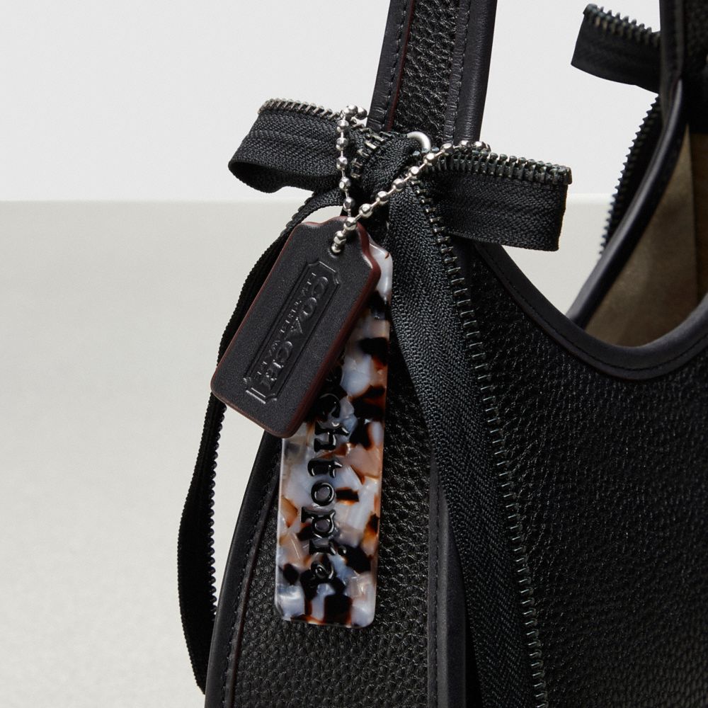 COACH®,Ergo Bag In Coachtopia Leather With Zipper Bows,,Group View