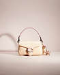 COACH®,UPCRAFTED PILLOW TABBY SHOULDER BAG 18,Brass/Ivory,Front View