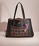 COACH®,UPCRAFTED CHARLIE CARRYALL 40,Gold/Black,Front View
