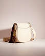 COACH®,UPCRAFTED BEAT SADDLE BAG,Brass/Ivory,Angle View