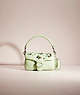 COACH®,UPCRAFTED PILLOW TABBY SHOULDER BAG 18,Holiday Glow Up,Silver/Pale Pistachio,Front View