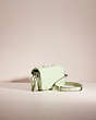 COACH®,UPCRAFTED PILLOW TABBY SHOULDER BAG 18,Holiday Glow Up,Silver/Pale Pistachio,Angle View