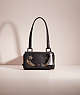 COACH®,UPCRAFTED DOUBLE-UP CROSSBODY CREATION,Gunmetal/Black,Front View