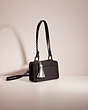 COACH®,UPCRAFTED DOUBLE-UP CROSSBODY CREATION,Gunmetal/Black,Angle View