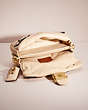 COACH®,UPCRAFTED PILLOW TABBY SHOULDER BAG 26,Holiday Glow Up,Brass/Ivory,Inside View,Top View