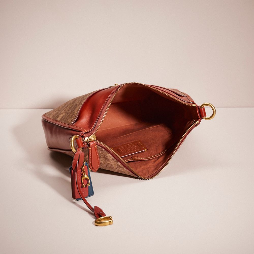 COACH®,Upcrafted Chaise Crossbody In Signature Canvas,,Inside View,Top View