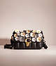 COACH®,UPCRAFTED STUDIO SHOULDER BAG WITH QUILTING,Holiday Glow Up,Brass/Black,Front View
