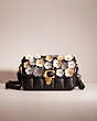 COACH®,UPCRAFTED STUDIO SHOULDER BAG WITH QUILTING,Holiday Glow Up,Brass/Black,Front View