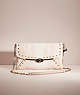 COACH®,UPCRAFTED MADISON CLUTCH,Gold/Beige,Front View