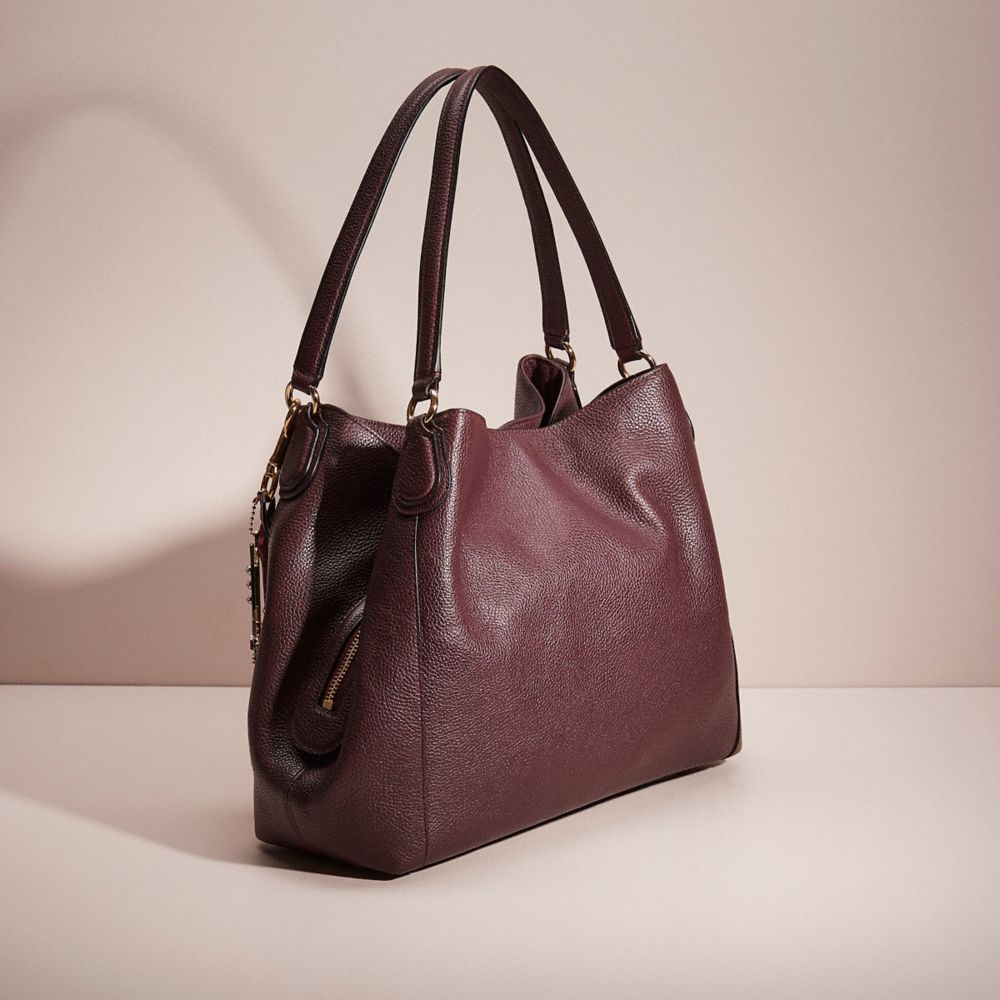 Coach edie shoulder store bag oxblood