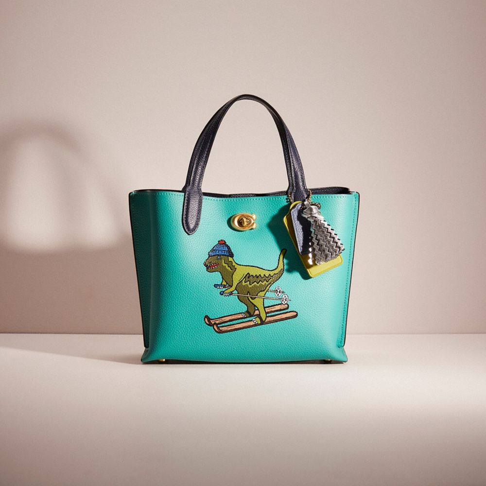 COACH® Upcrafted Willow Tote 24 In Colorblock