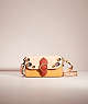 COACH®,UPCRAFTED BEAT CROSSBODY CLUTCH IN COLORBLOCK,Holiday Glow Up,Brass/Blush Natural Multi,Front View