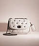 COACH®,UPCRAFTED PILLOW MADISON SHOULDER BAG WITH QUILTING,Holiday Glow Up,Pewter/Dove Grey,Front View