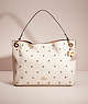 COACH®,UPCRAFTED CLARKSON HOBO,Gold/Chalk,Front View