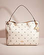COACH®,UPCRAFTED CLARKSON HOBO,Gold/Chalk,Front View