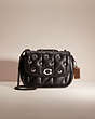 COACH®,UPCRAFTED PILLOW MADISON SHOULDER BAG WITH QUILTING,Holiday Glow Up,Pewter/Black,Front View