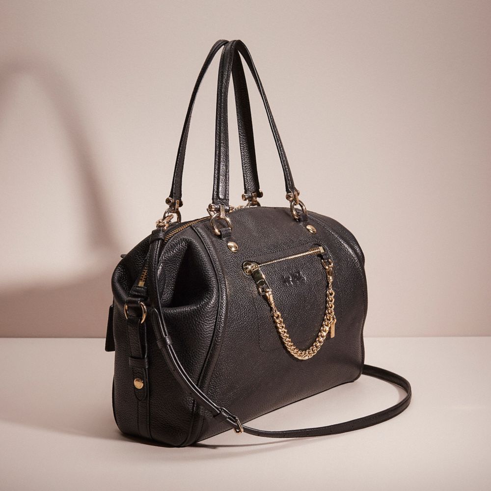 Coach black prairie satchel hot sale