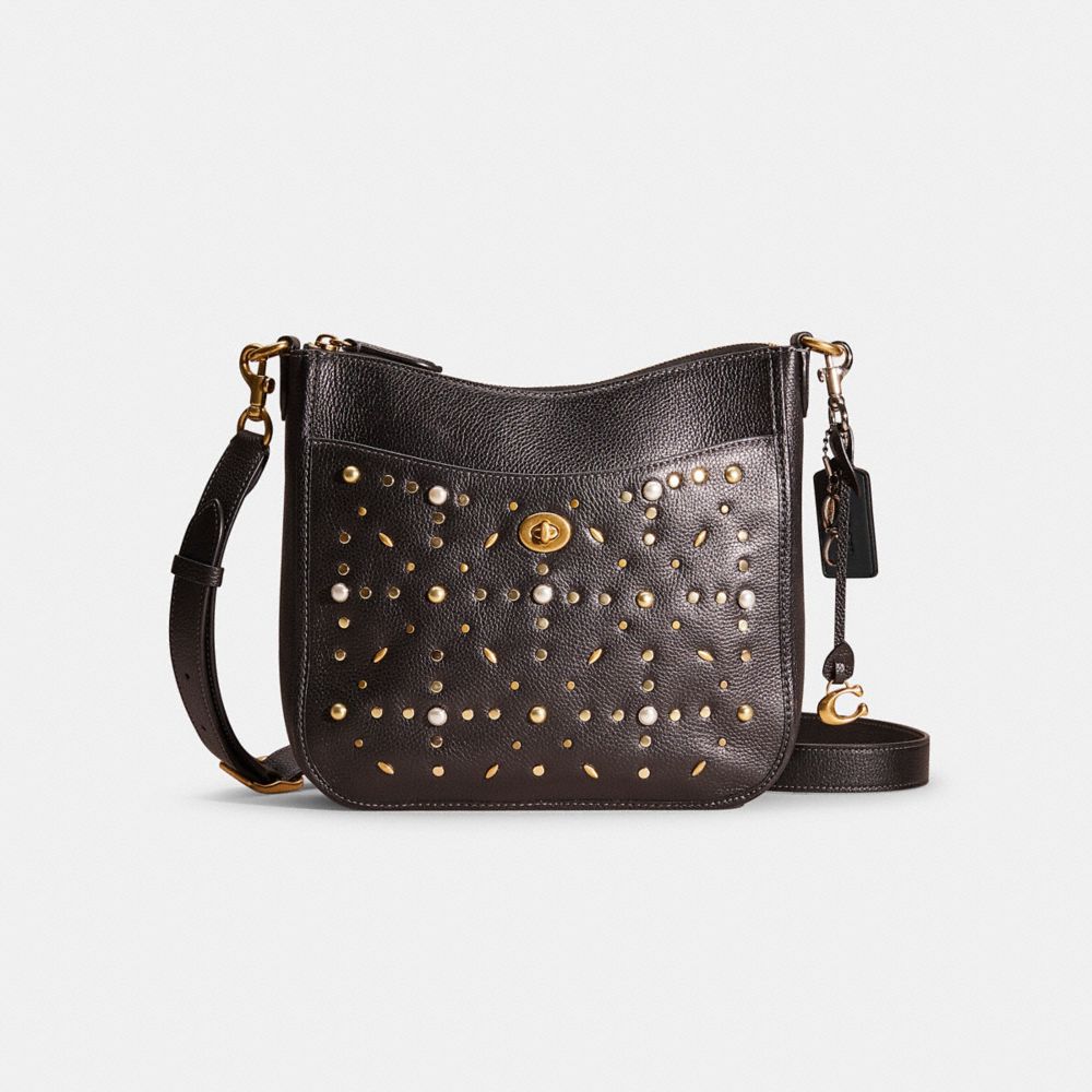 Coach chaise crossbody discount black